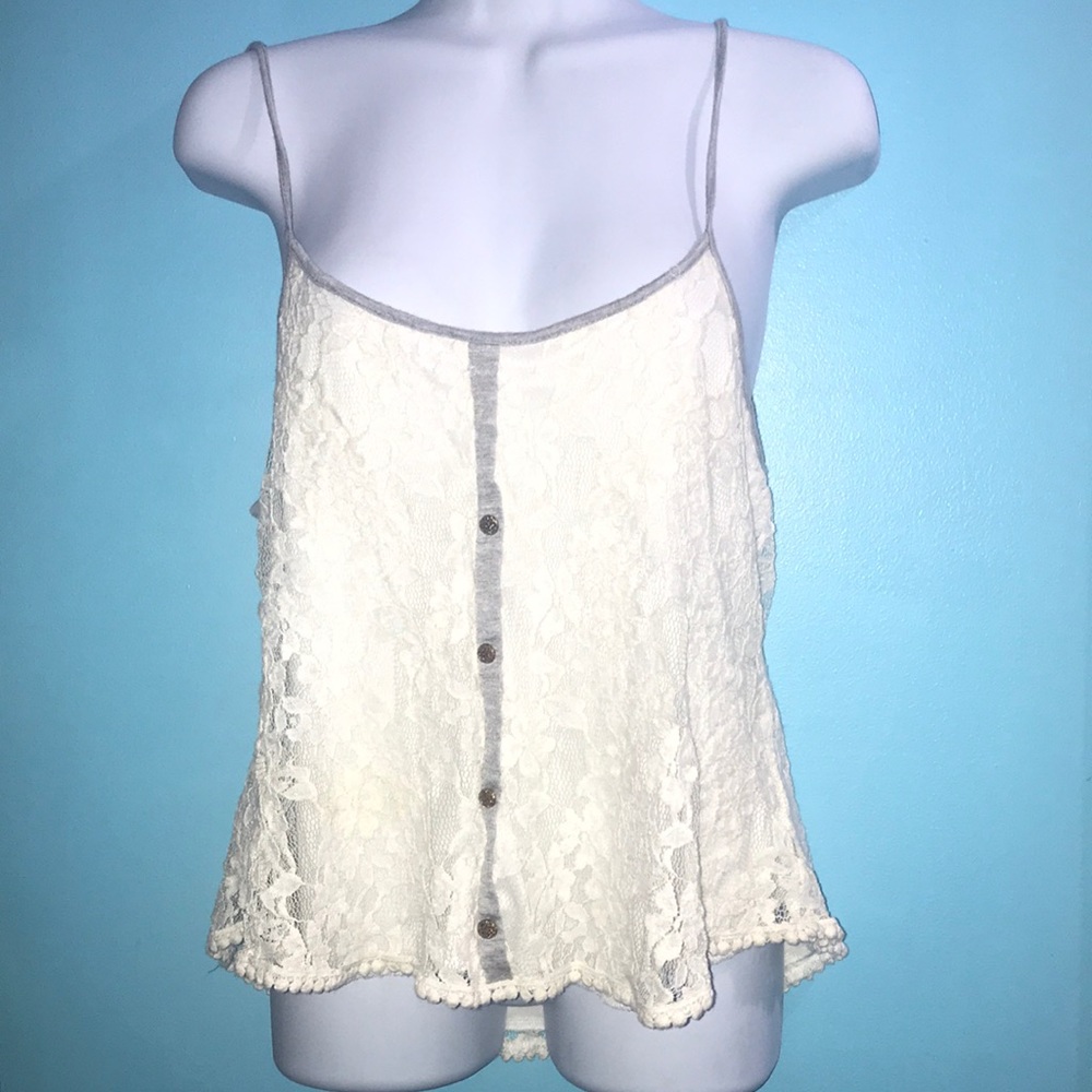 Lace tank top